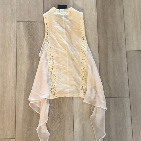 RYU boho cream lace vest NWT - Picture 4 of 5